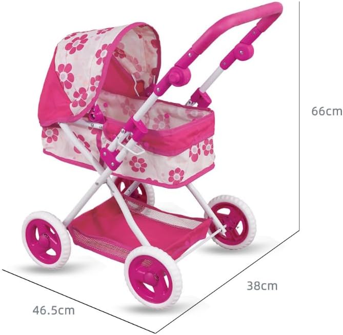 Doll Stroller Canopy Floral
