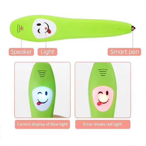 12 flash cards with talking pen english electronic toy 4