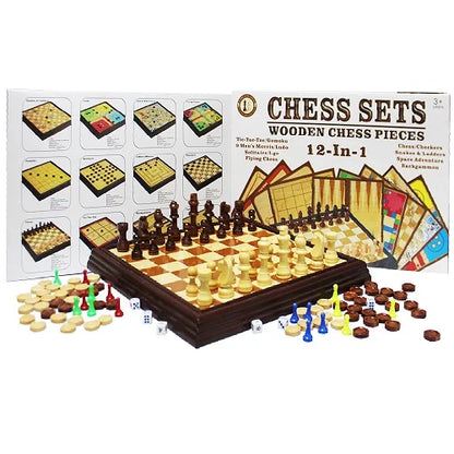 12 in 1 chess board game 2