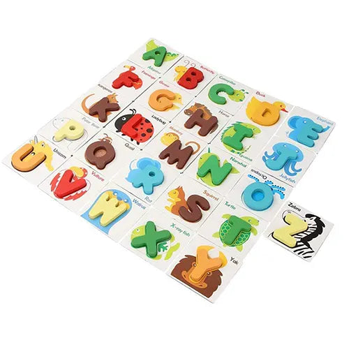 3d puzzle english letters wooden 2