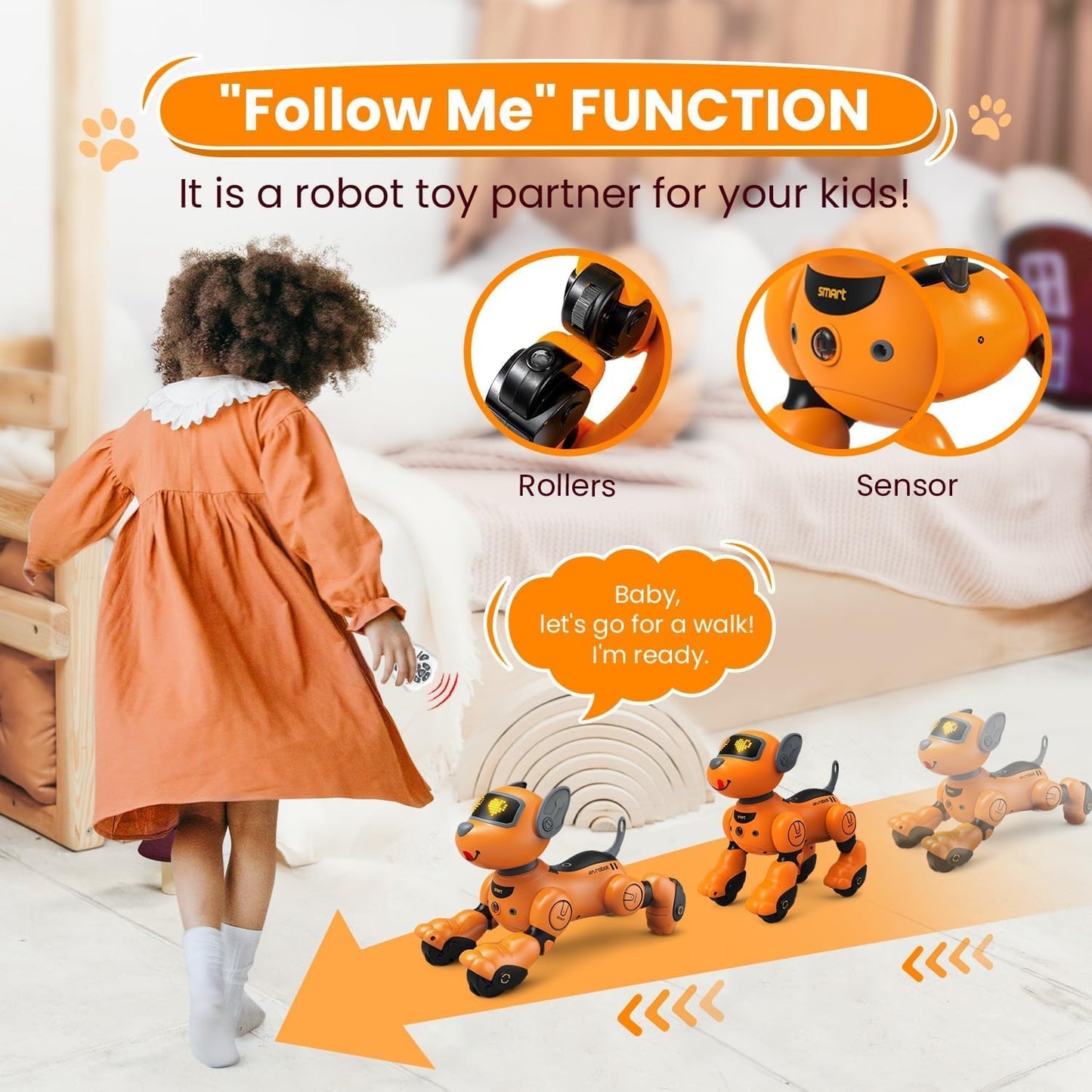 Robot Dog Toy Intelligent Smart Puppy