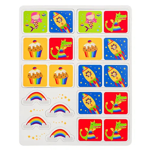 Rainbow Dominoes Game 6