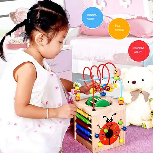 activity cube lady bug 6