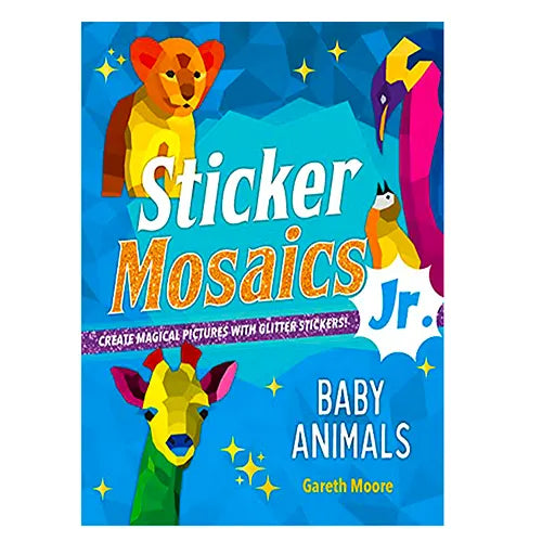 baby animals create magical pictures with glitter stickers sticker mosaics jr 1