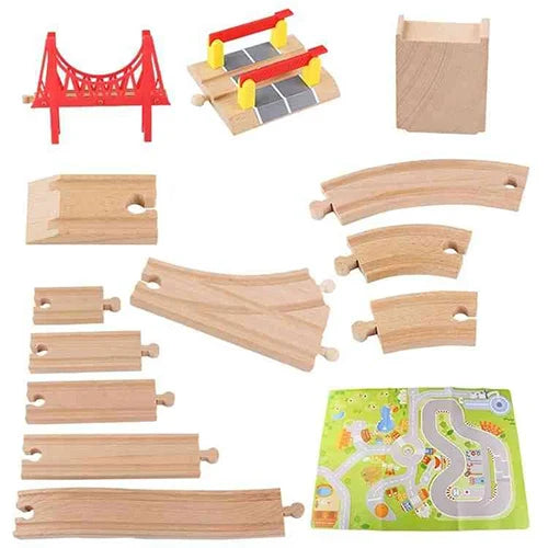 car track wooden 75 pc 5