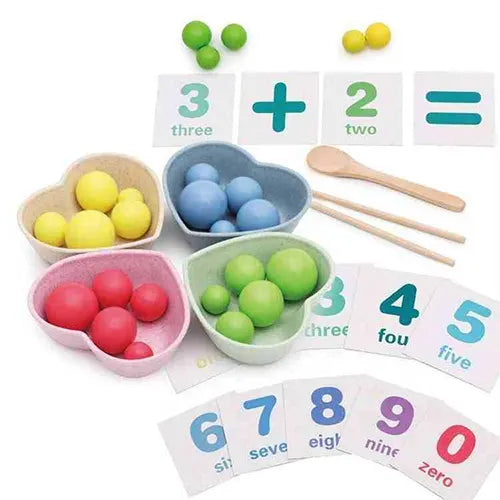 counting montessori ball set 1