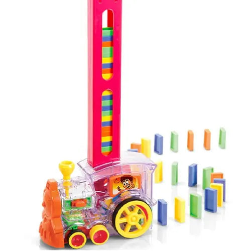 Domino Train Toy – Automatic Laying STEM Fun for Kids