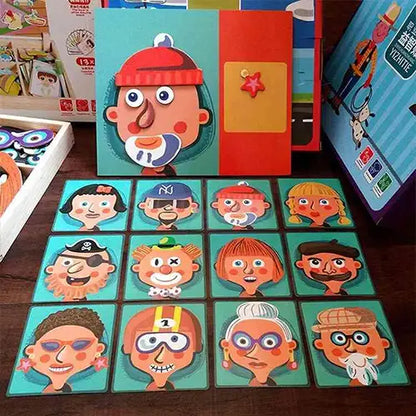 dressing puzzle faces 2