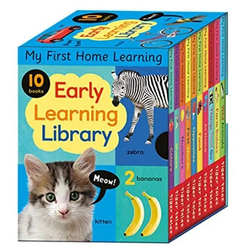 early learning library 10 books my first home learning