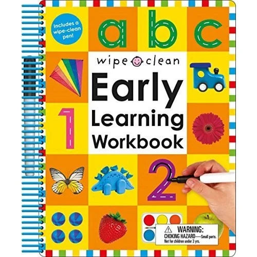 early learning workbook wipe clean