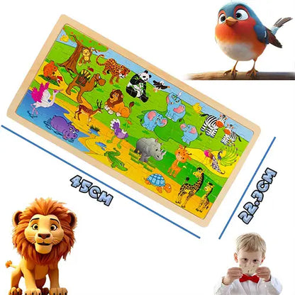 farm puzzle assorted 8