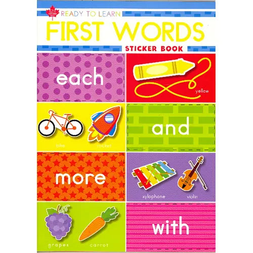 first words sticker book 2