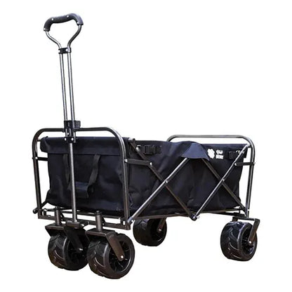 foldable heavy duty outdoor trolley utility transport cart 80kg 1