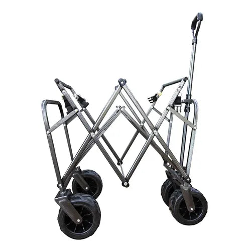 foldable heavy duty outdoor trolley utility transport cart 80kg 18