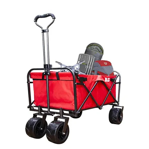 foldable heavy duty outdoor trolley utility transport cart 80kg 26