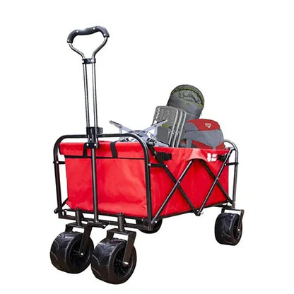 foldable heavy duty outdoor trolley utility transport cart 80kg 26