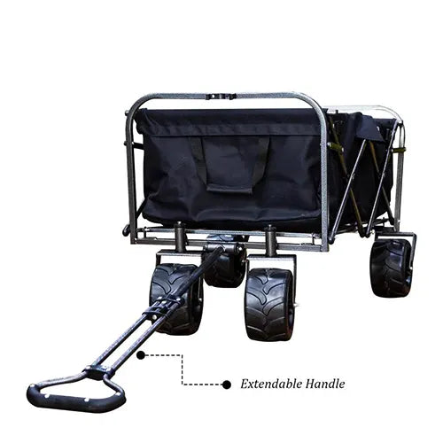 foldable heavy duty outdoor trolley utility transport cart 80kg 9