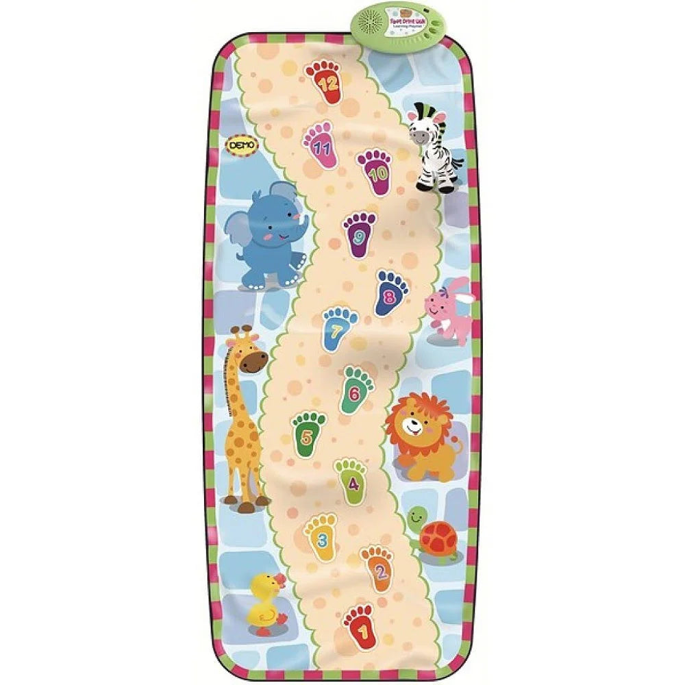 footprint walk learning playmat 1