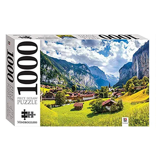 lauterbrunnen switzerland 1000 piece jigsaw puzzle mindbogglers 1