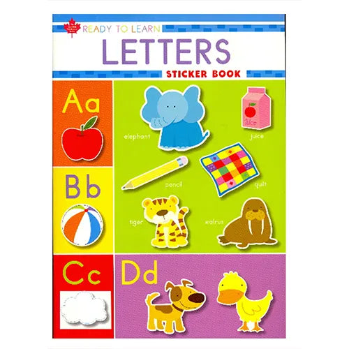 letters sticker book 1