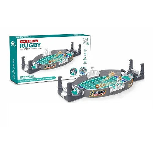 Mini Rugby Game Table Soccer Board Game Boys Pinball Travel Indoor Football