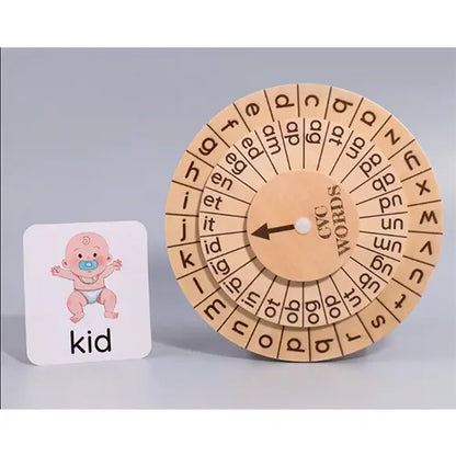 montessori clock 3 letter words 5