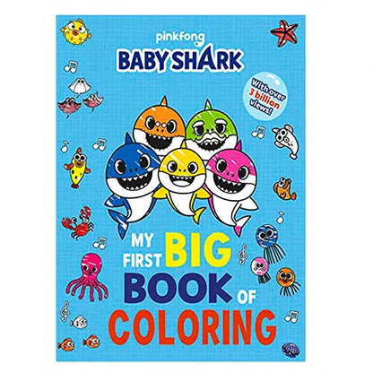 my first big book of coloring baby shark 1