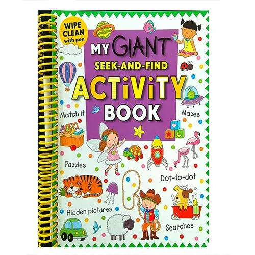 my giant seek and find activity book wipe clean with pen 1