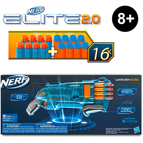 nerf elite 2.0 warden db 8 blaster 5