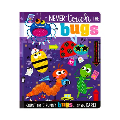 never touch the bugs count the 5 funny bugs if you dare never touch the 6