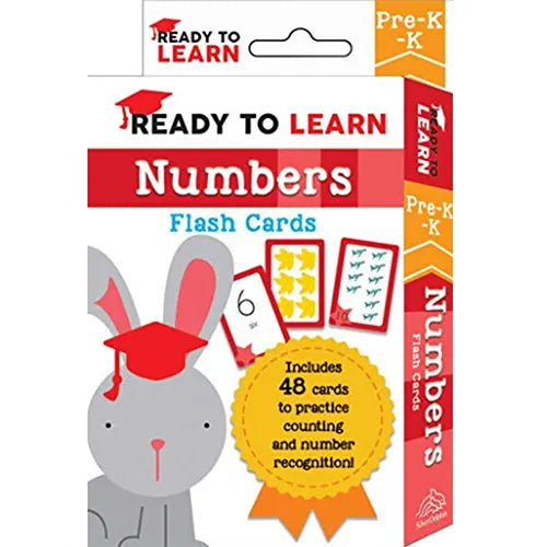 numbers flash cards ready to learn pre k to k 1
