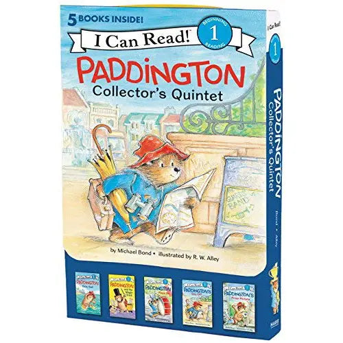 paddington collectors quintet 5 fun filled stories in 1 box i can read level 1 2