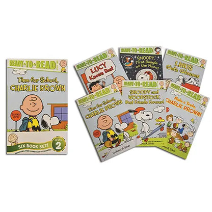 peanuts six book set ready to read level 2 1