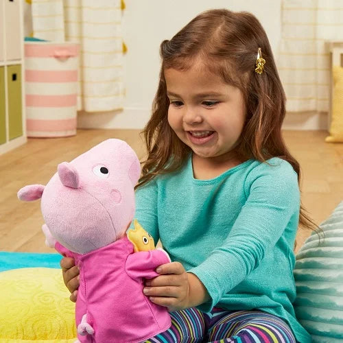 peppa s bedtime lullabies 46 cm singing plush toy original 6