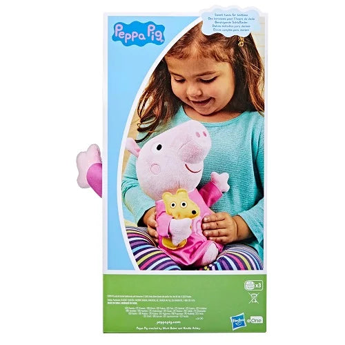 peppa s bedtime lullabies 46 cm singing plush toy original 8