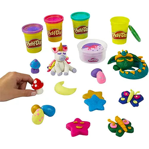 play doh magical sparkle pack 4