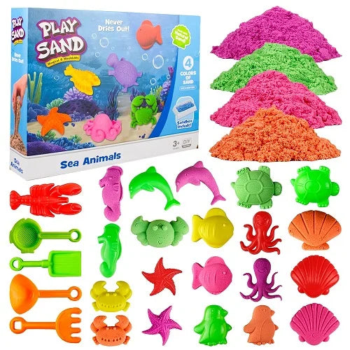 play sand 1kg sea animals 1
