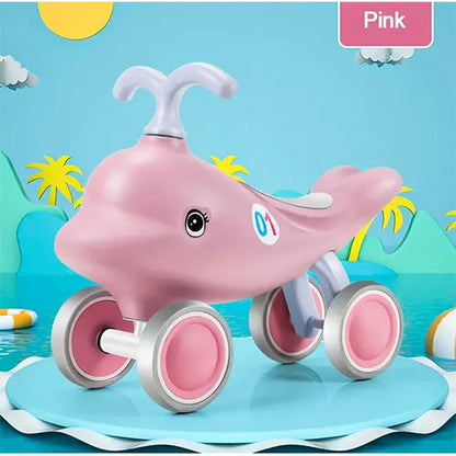 ride on dolphin pink 3