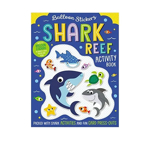 shark reef activity book balloon stickers 2