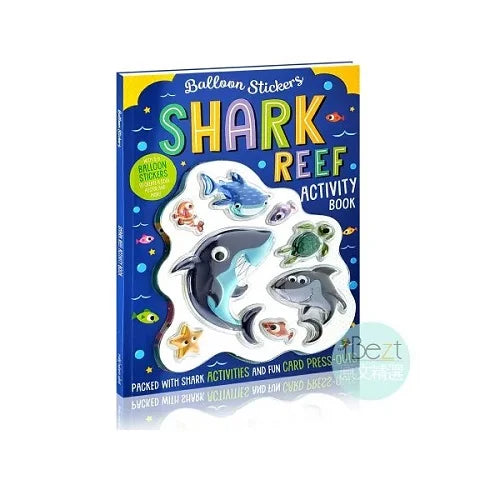 shark reef activity book balloon stickers 3