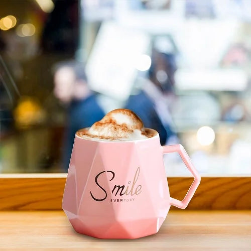 smile premium mug with spoon and lid 13