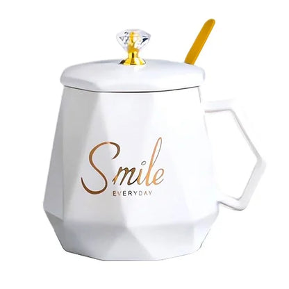 smile premium mug with spoon and lid 2 1