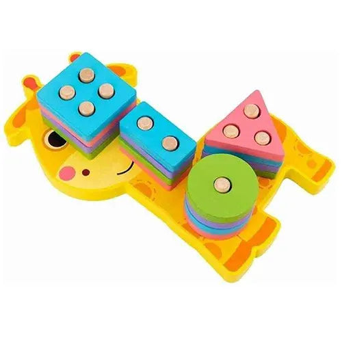 sorting shapes puzzle giraffe 1