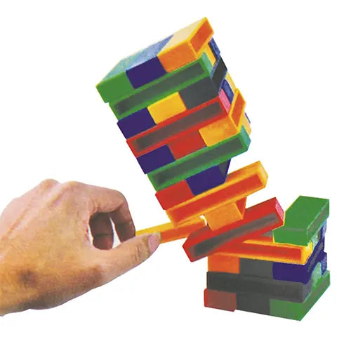 Stacking Blocks Game 120 pc Tower Building Domino Toy