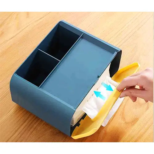 table organizer with tissue box 2