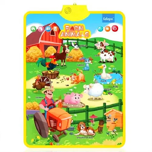 talking poster farm animals 1