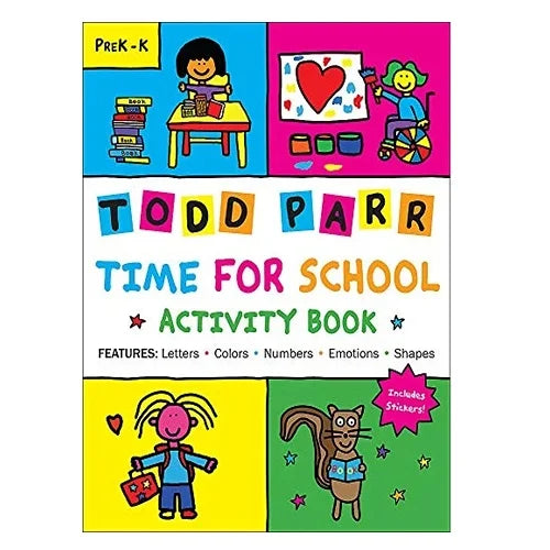 time for school activity book pre k to k 1