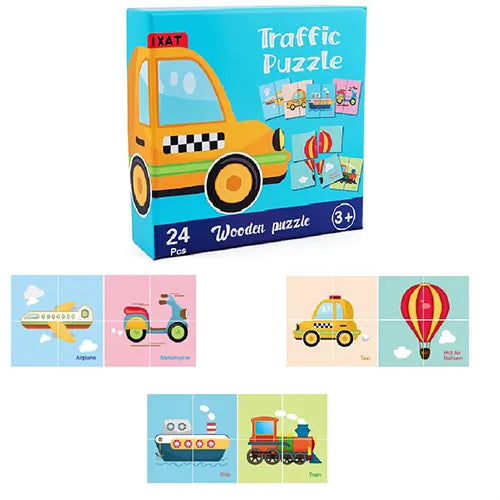 traffic puzzle wooden 2