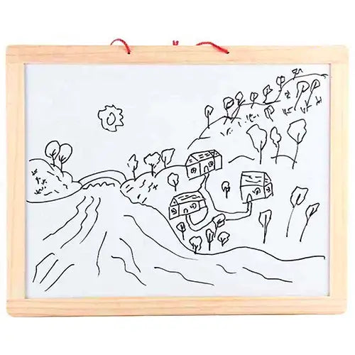 white wooden magnetic board big 2