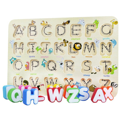 Alphabet Puzzle Wooden Letters Abc